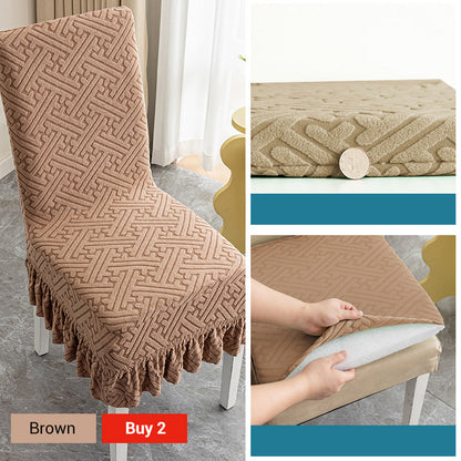 ⏳ Rajoitettu tarjous: 50 % alennus 💥 Uudenmallinen tuolinpäällinen jacquard-tyynyllä