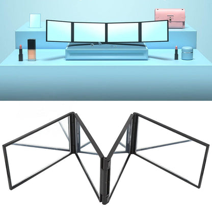 Monikulmainen taittopeili omahoitoon - näkymä pään takaosaan saatavilla