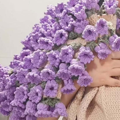 🎁2025 Nouveaux produits💐Couverture bouquet au crochet