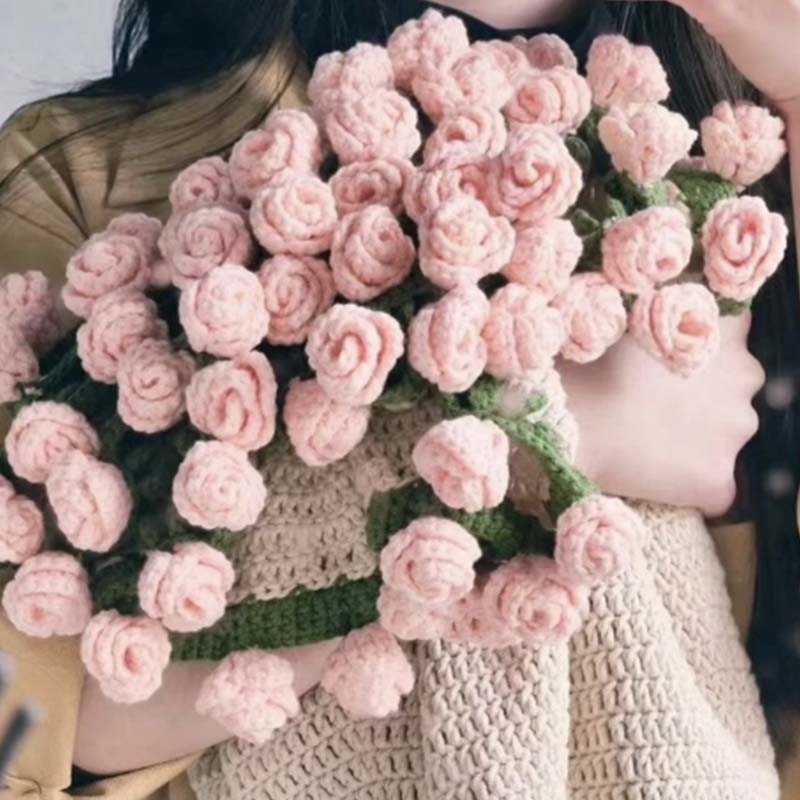 🎁2025 Nouveaux produits💐Couverture bouquet au crochet