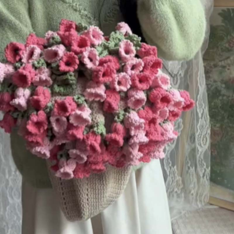 🎁2025 Nouveaux produits💐Couverture bouquet au crochet