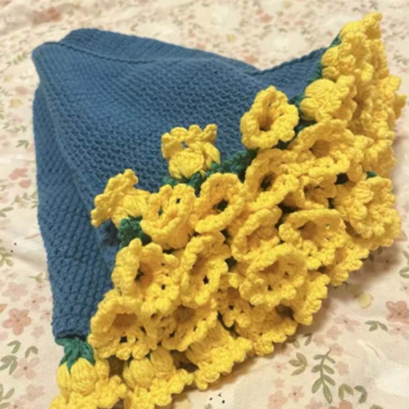 🎁2025 Nouveaux produits💐Couverture bouquet au crochet