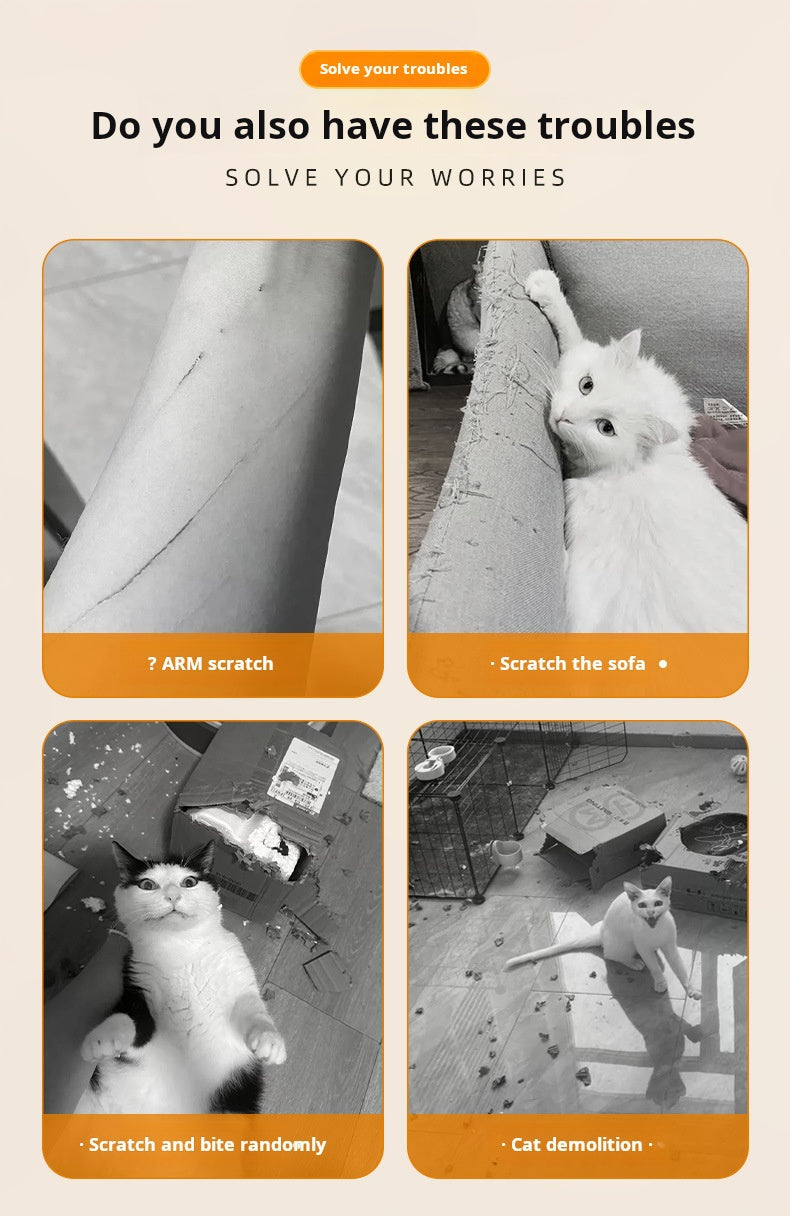 Seinään Kiinnitettävä Kissan Raapimisalusta