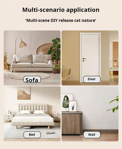 Seinään Kiinnitettävä Kissan Raapimisalusta