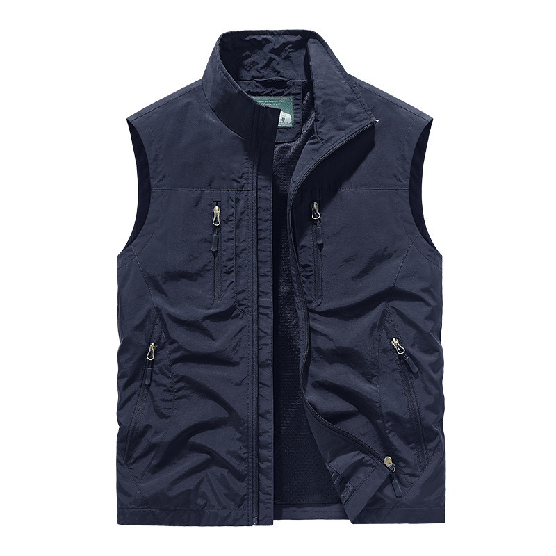 ⏰ Rajoitettu aika — 50 % ALENNUS 🔥 🧥 Miesten ylisuurikokoinen hihaton liivitakki taskuilla