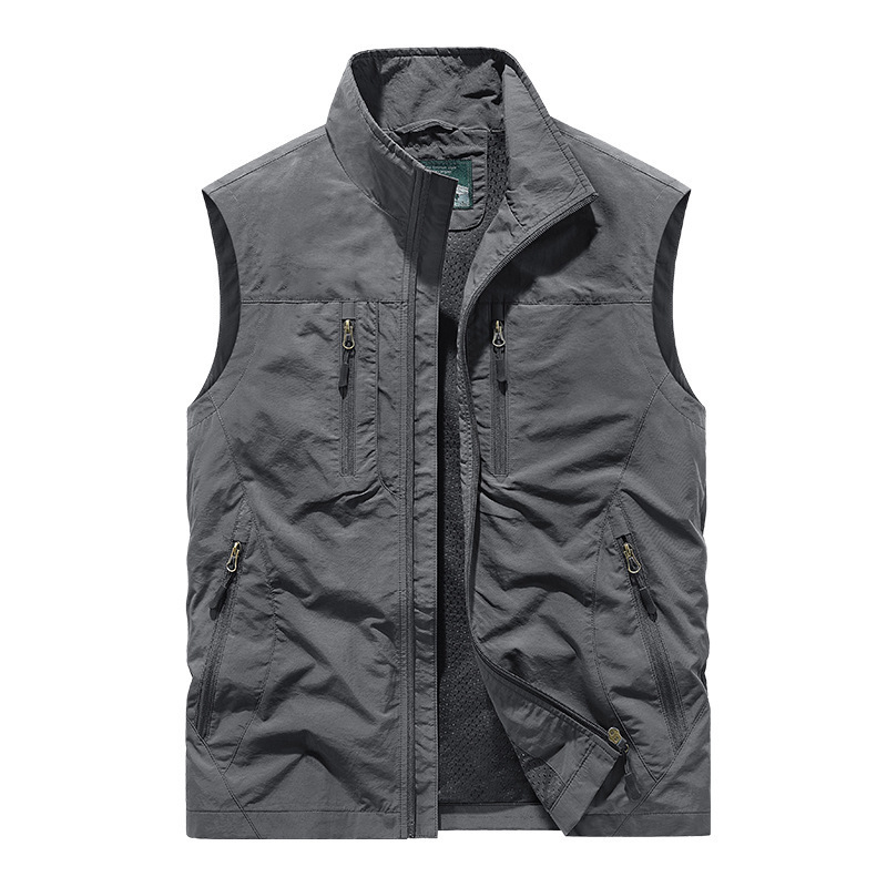 ⏰ Rajoitettu aika — 50 % ALENNUS 🔥 🧥 Miesten ylisuurikokoinen hihaton liivitakki taskuilla
