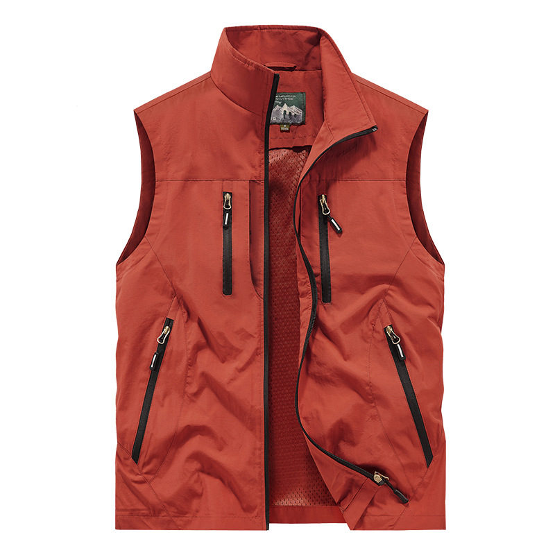 ⏰ Rajoitettu aika — 50 % ALENNUS 🔥 🧥 Miesten ylisuurikokoinen hihaton liivitakki taskuilla