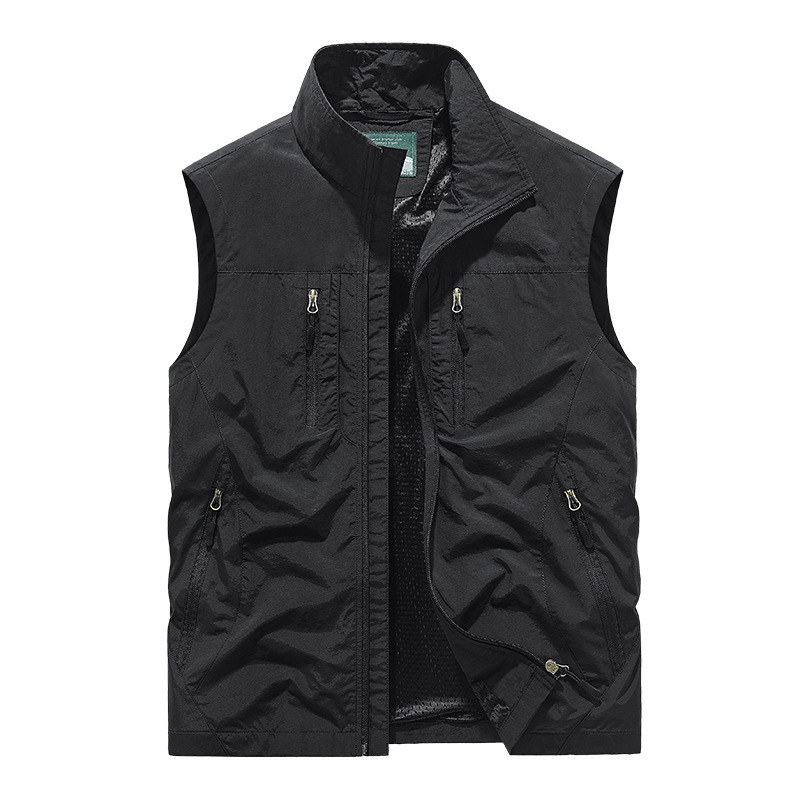 ⏰ Rajoitettu aika — 50 % ALENNUS 🔥 🧥 Miesten ylisuurikokoinen hihaton liivitakki taskuilla