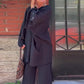 Women's Relaxed Fit Top & Wide Leg Pants Set