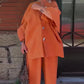 Women's Relaxed Fit Top & Wide Leg Pants Set