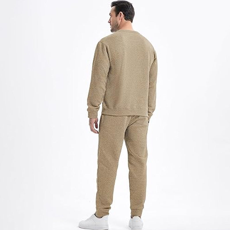 🎉 Suuri alennus 50 % ✈️ Miesten urheilullinen 2-osainen setti — collegepaita ja jogger-housut