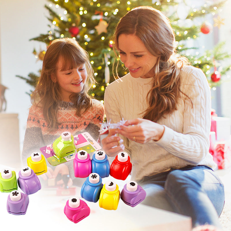 Tee-se-itse-paperirei'ityssarja lapsille – Luo hauskoja muotoja (tähdet/sydämet/eläimet) askarteluun ja muistikirjoihin