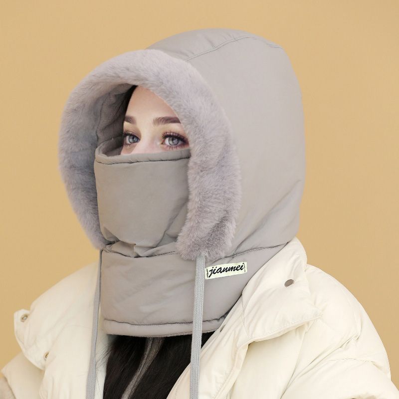 Turkinvuorauspaksu Lämpöhattu ja Kasvonaamio Miehille ja Naisille