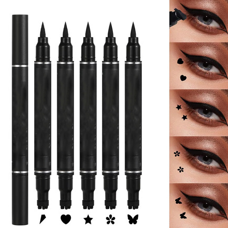 Vedenpitävä kaksipäinen eyeliner-kynä