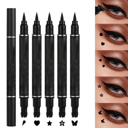 Vedenpitävä kaksipäinen eyeliner-kynä