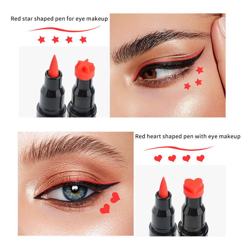 Vedenpitävä kaksipäinen eyeliner-kynä