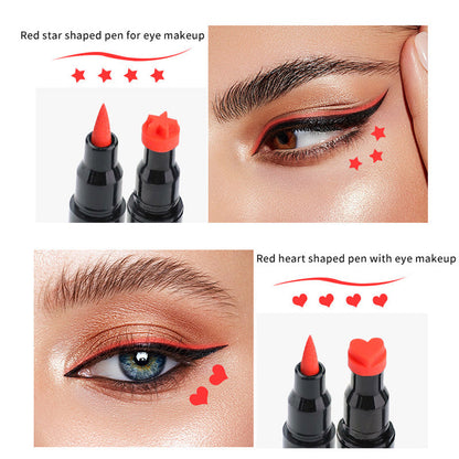 Vedenpitävä kaksipäinen eyeliner-kynä