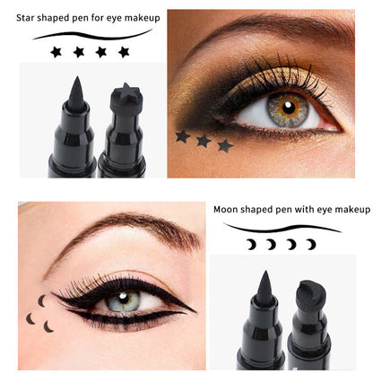 Vedenpitävä kaksipäinen eyeliner-kynä