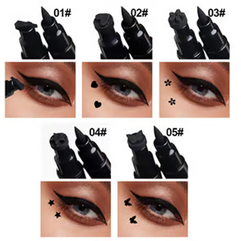 Vedenpitävä kaksipäinen eyeliner-kynä