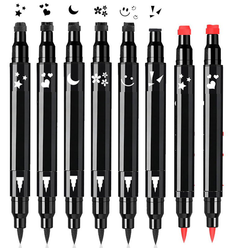 Vedenpitävä kaksipäinen eyeliner-kynä