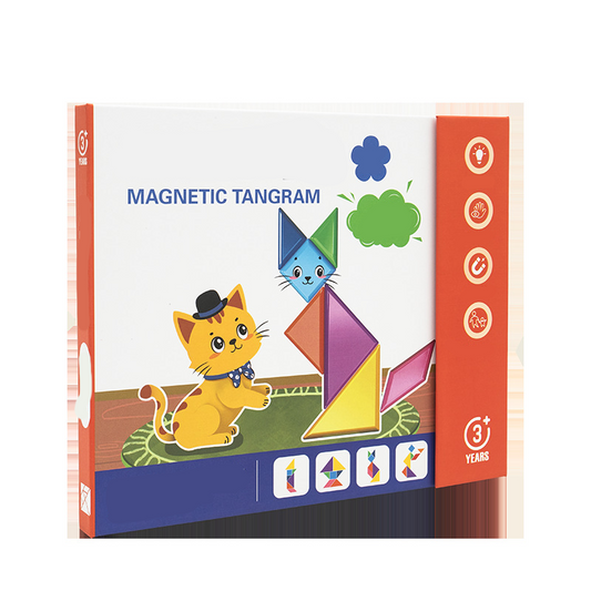 Lasten Magneettinen Tangram-Palapelisarja