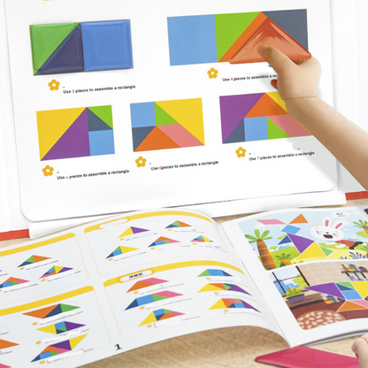Lasten Magneettinen Tangram-Palapelisarja
