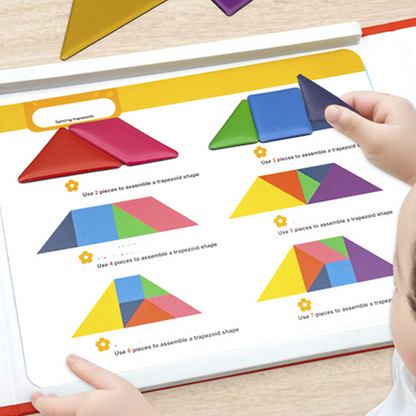 Lasten Magneettinen Tangram-Palapelisarja