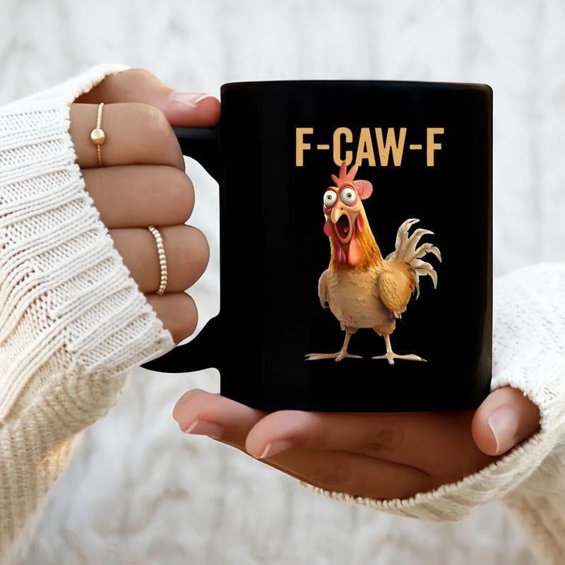 🔥 VIIMEINEN PÄIVÄ - 50 % ALENNUS! 🔥 F-Caw-F – Hupaisa kana-muki
