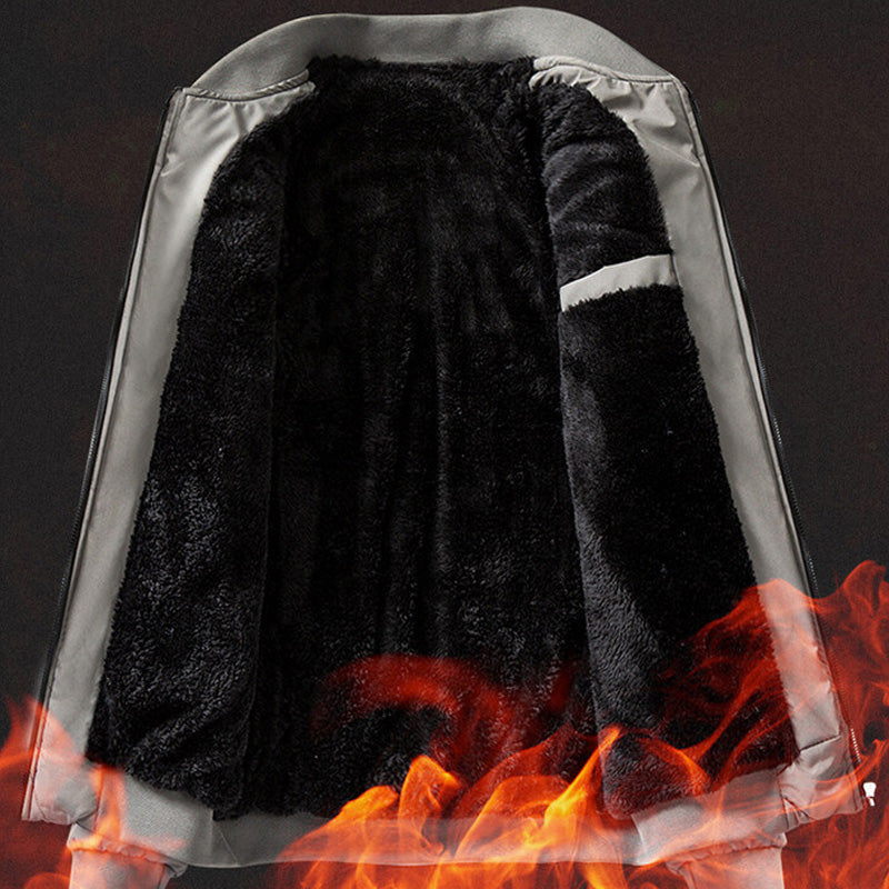 Men's Plush-Filled Warm Jacket
