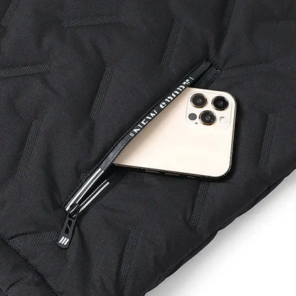 💖KUUMA TARJOUS 50 % ALENNUS✨️❄️ Unisex talvinen lämmin hihaton tikattu liivi fleecevuorella