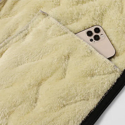 💖KUUMA TARJOUS 50 % ALENNUS✨️❄️ Unisex talvinen lämmin hihaton tikattu liivi fleecevuorella