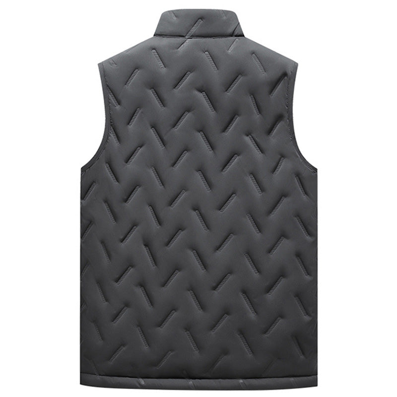 💖KUUMA TARJOUS 50 % ALENNUS✨️❄️ Unisex talvinen lämmin hihaton tikattu liivi fleecevuorella