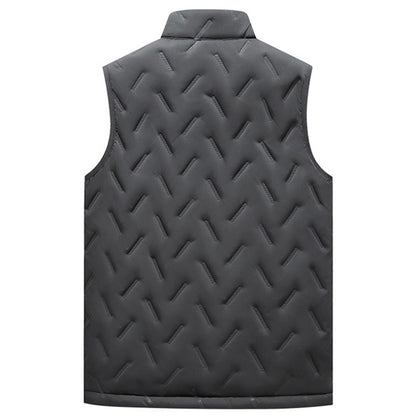 💖KUUMA TARJOUS 50 % ALENNUS✨️❄️ Unisex talvinen lämmin hihaton tikattu liivi fleecevuorella