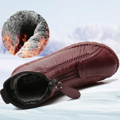 Naisten Talviset Lämpimät Vetoketjulliset Nilkkurit