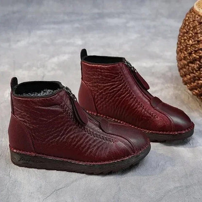 Naisten Talviset Lämpimät Vetoketjulliset Nilkkurit