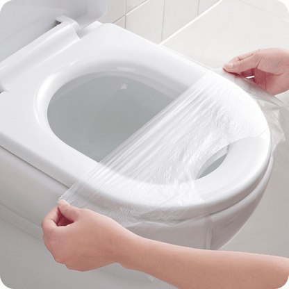 💐 Biohajoava Kertakäyttöinen Muovinen WC Istuinsuoja (50KPL/SET) 💐