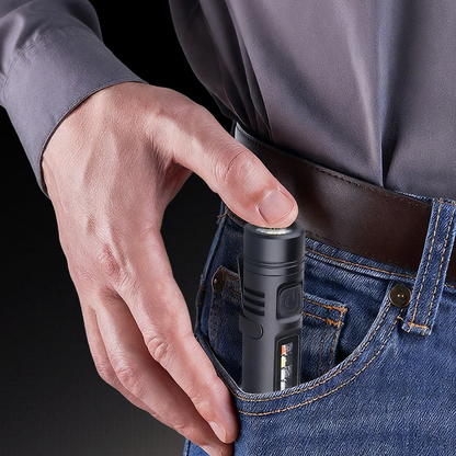 Monitoiminen Alumiiniseos Mini-taskulamppu