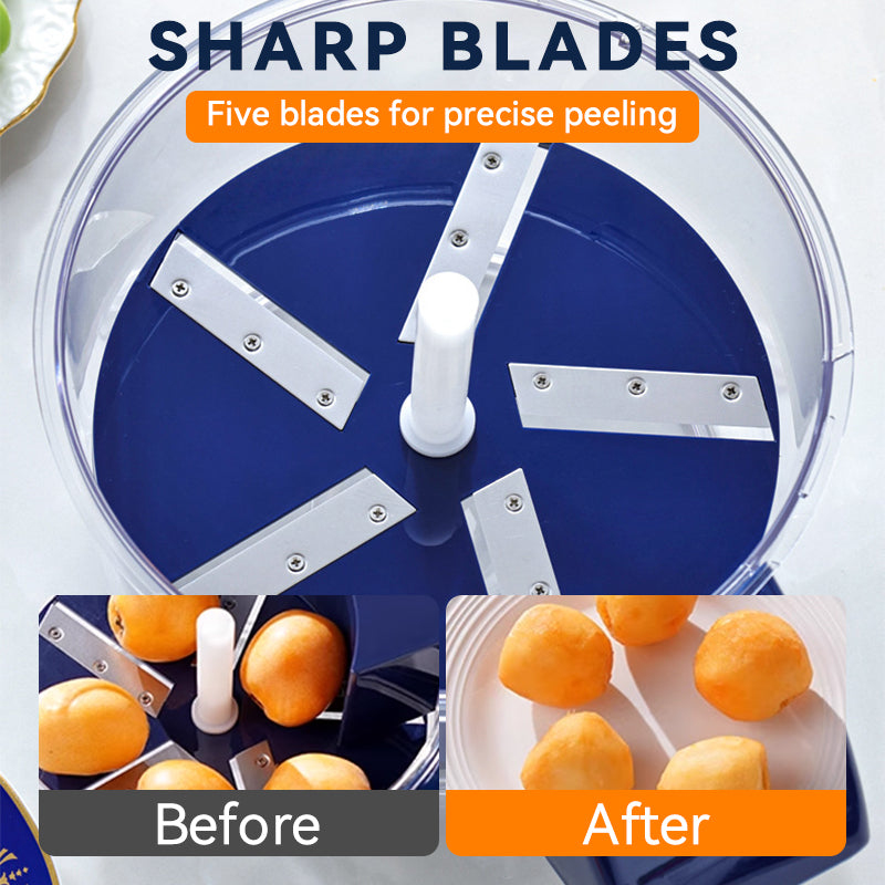 ⏳ Rajallinen aika -50% alennus⏰ Läpinäkyvä Sähköinen Hedelmä- ja Vihanneskuoriaja🍇🧄🥔