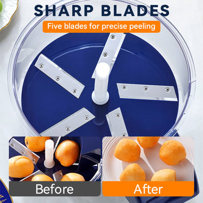 ⏳ Rajallinen aika -50% alennus⏰ Läpinäkyvä Sähköinen Hedelmä- ja Vihanneskuoriaja🍇🧄🥔