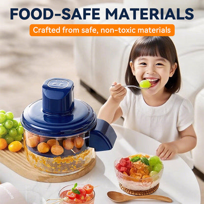 ⏳ Rajallinen aika -50% alennus⏰ Läpinäkyvä Sähköinen Hedelmä- ja Vihanneskuoriaja🍇🧄🥔