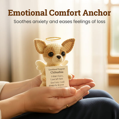 Hento virkattu pienoiskoossa oleva koiramuistoesine