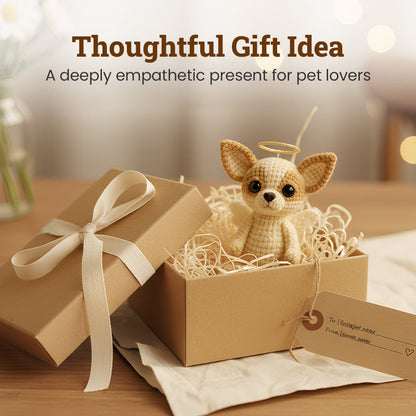 Hento virkattu pienoiskoossa oleva koiramuistoesine