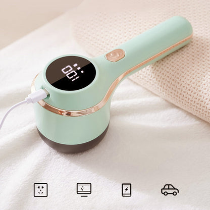 Digitaalinen näytöllä varustettu tekstiilien nukkaleikkuri — 3 nopeutta