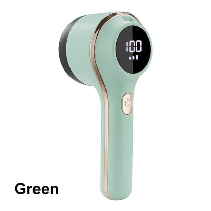 Digitaalinen näytöllä varustettu tekstiilien nukkaleikkuri — 3 nopeutta