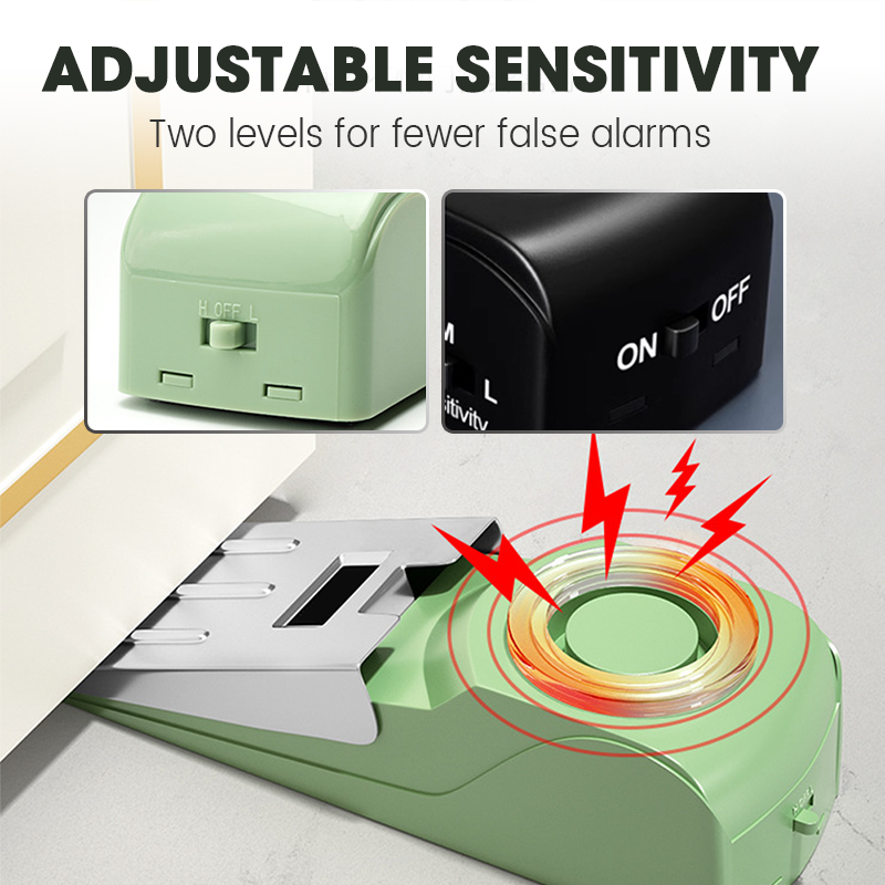 💥 Erikoistarjous 🔥 Uusittu 2025 Ovikynnys-varkaushälytin — parannettu ääni- ja valovaroitus (perheesi turvallisuudeksi 👨‍👩‍👧‍👦)