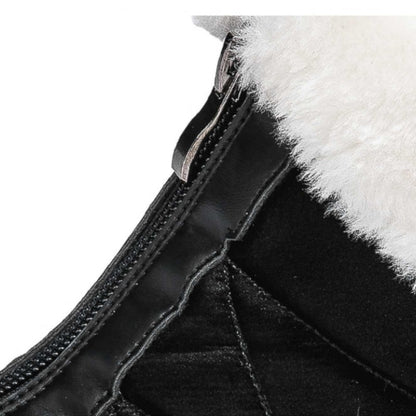 Naisten luistamattomat, lämpimät vetoketjulliset lumisaappaat