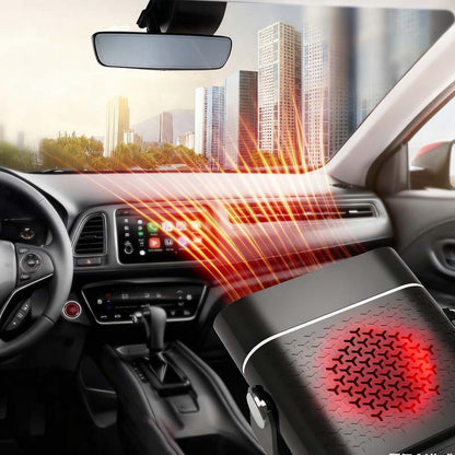 📢📢 60 % ALENNUS! 🚗 2-in-1 kannettava autolämmitin, jossa 360° kääntötoiminto