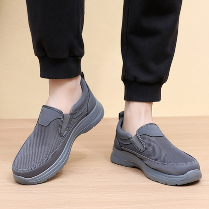 👟50% OFF NOW! ✨ Men's Orthopedic Breathable Slip-On Sneakers - Arch Support with Memory Foam Insoles for All-Day Comfort 🏃‍♂️💨