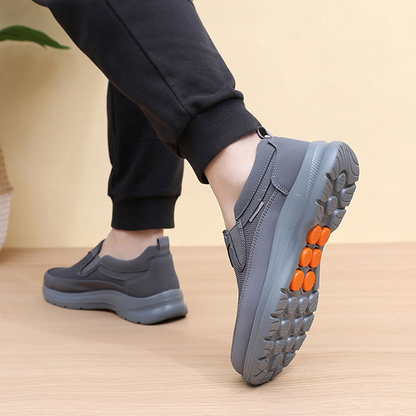 👟50% OFF NOW! ✨ Men's Orthopedic Breathable Slip-On Sneakers - Arch Support with Memory Foam Insoles for All-Day Comfort 🏃‍♂️💨