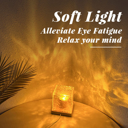 📢📢50% DE RÉDUCTION !!! 🎅Projecteur de nuit à ondes d'eau rotatif dynamique